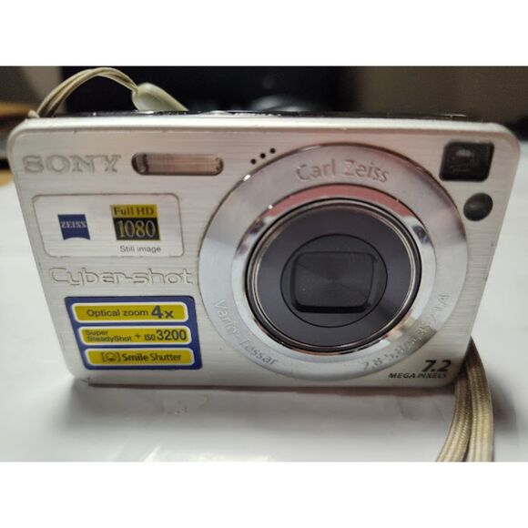 Sony Cybershot 7.2 Meg Pixels DSC-W20 Digital Camera With Battery & Charger - Picture 6 of 8